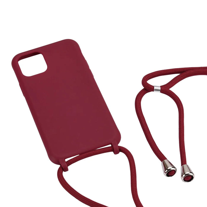 Flexible TPU Cover with Multi-function Strap for iPhone 11 Pro Max 6.5 inch - Red - 2
