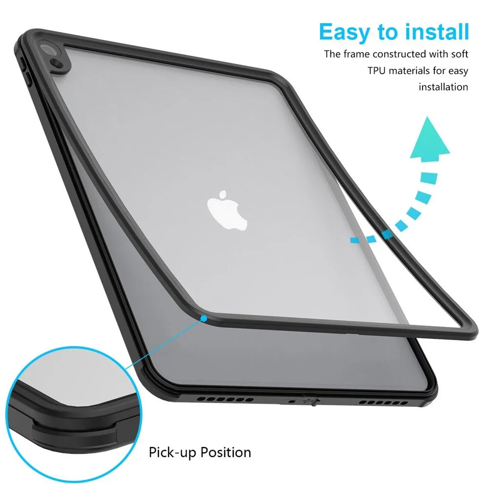 IP68 Waterproof Drop-proof Dust-proof Tablet Protective Cover for iPad Pro 12.9-inch (2018) - 7