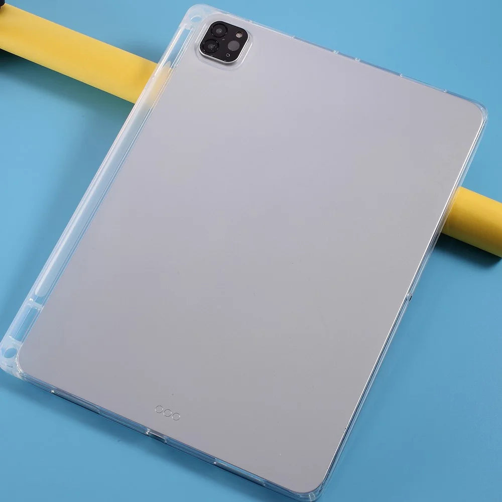 For iPad Pro 11-inch (2022) / (2021) / (2020) / (2020) Crystal Clear TPU Case with Pen Slot - 6