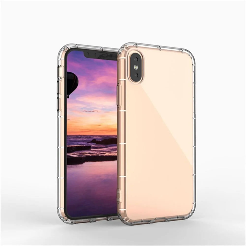 Crystal Clear TPU Phone Case for iPhone XS 5.8 inch - 4
