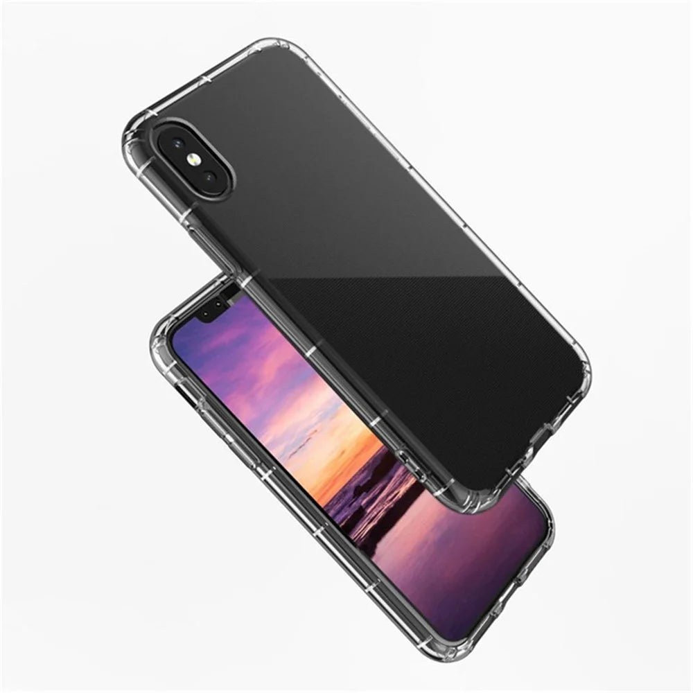 Crystal Clear TPU Phone Case for iPhone XS 5.8 inch - 5