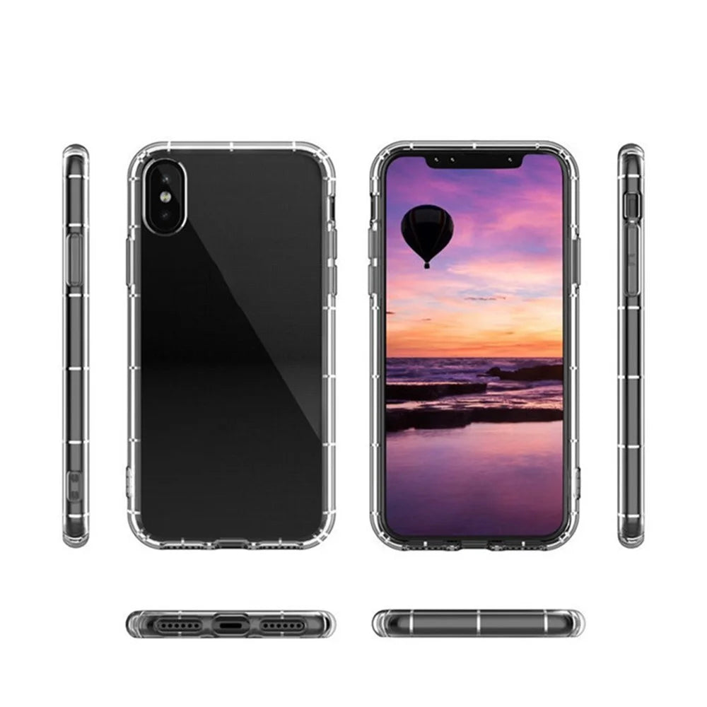 Crystal Clear TPU Phone Case for iPhone XS 5.8 inch - 6