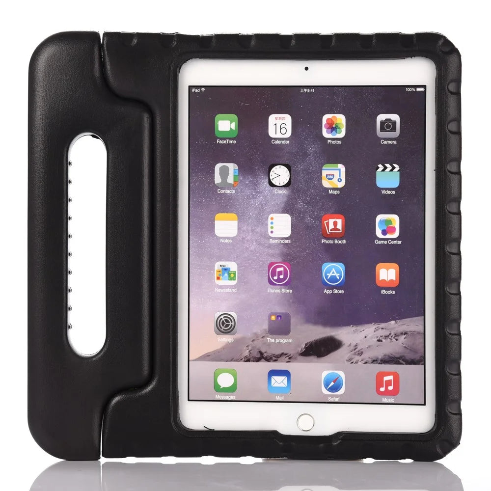 Good Hardness Drop-Resistant Shockproof Kids EVA Case for iPad Pro 9.7 inch with Handle Stand - Black - 2