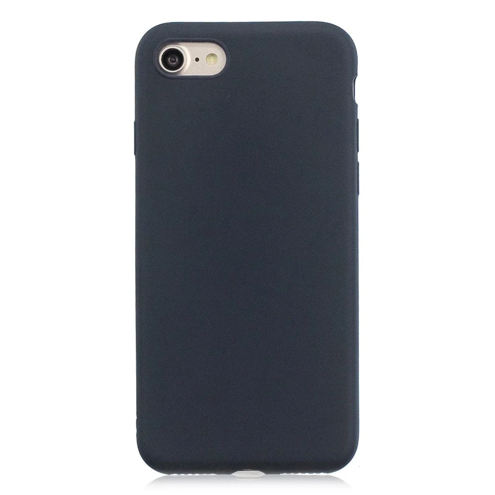 Soft TPU Mobile Phone Case for iPhone 7 / 8 / SE (2020) / SE (2022) 4.7 inch - Black - 1