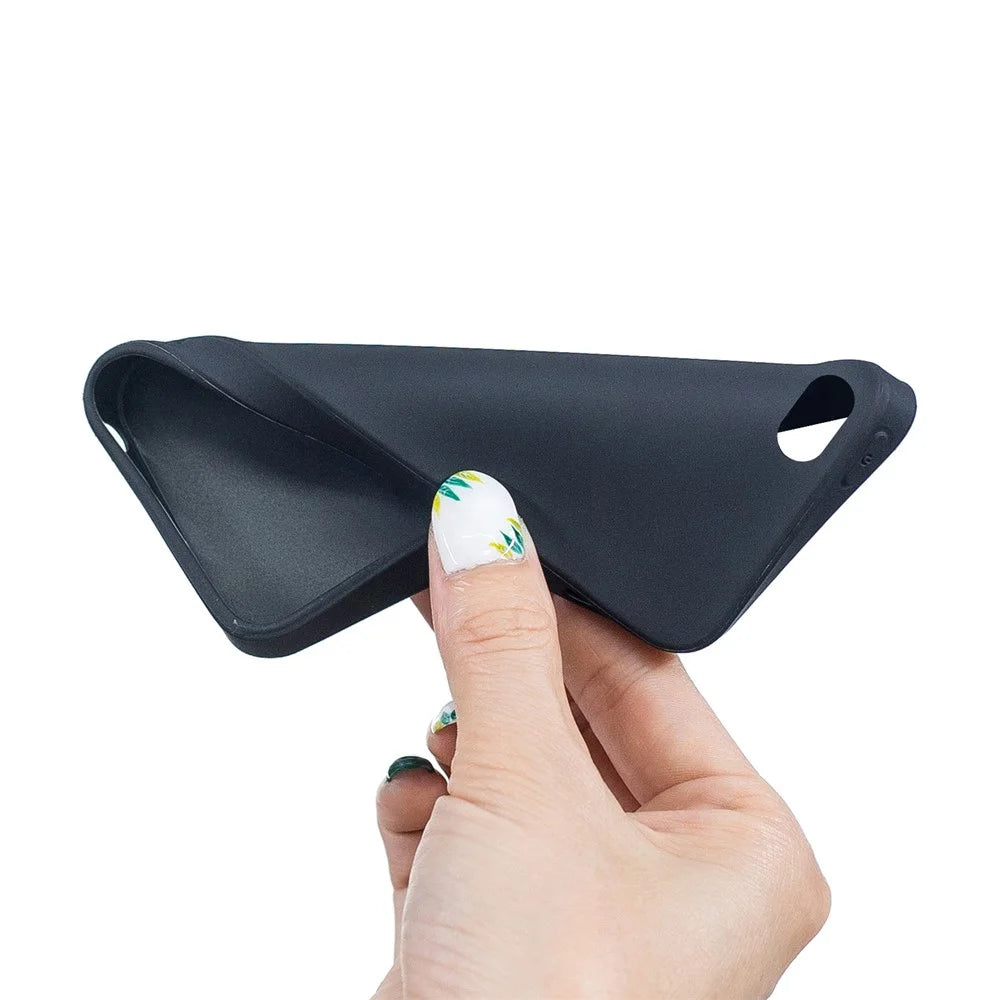 Soft TPU Mobile Phone Case for iPhone 7 / 8 / SE (2020) / SE (2022) 4.7 inch - Black - 3