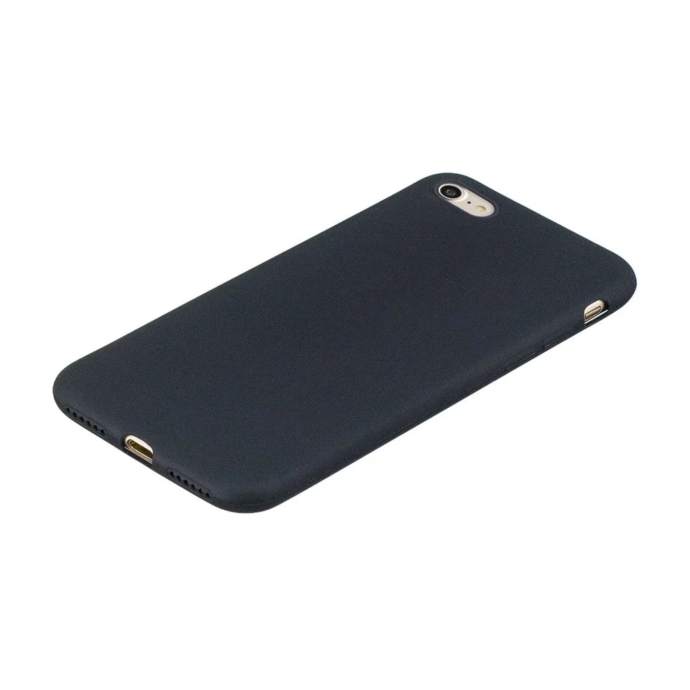 Soft TPU Mobile Phone Case for iPhone 7 / 8 / SE (2020) / SE (2022) 4.7 inch - Black - 4