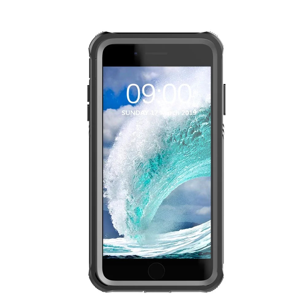 All-wrapped Anti-drop PC Cell Phone Case Built-in PET Screen Film for iPhone 8 Plus/7 Plus/6s Plus/6 Plus - 3
