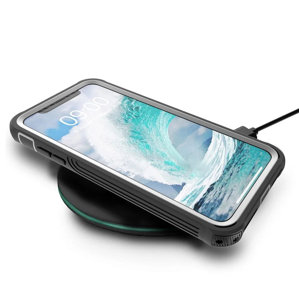 Shockproof All-inclusive PC Protector Cover Built-in PET Front Film for iPhone XS Max 6.5 inch - 2