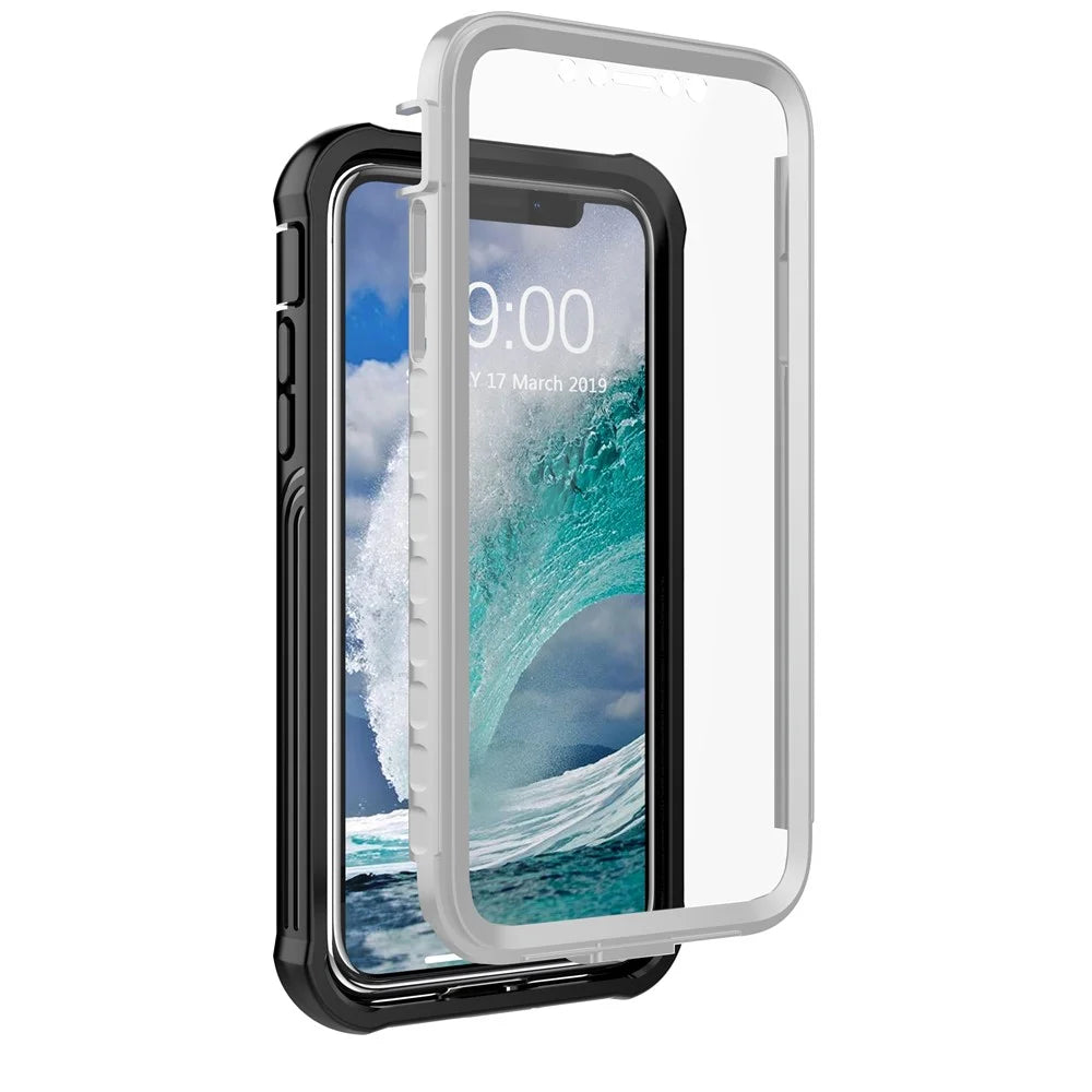 Anti-drop Full-body Protection Hard PC Cover Built-in PET Screen Film for iPhone 11 6.1 inch - 2