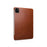 ICARER for iPad Air 11 (2026) / (2025) / (2024) / Pro 11-inch (2022) / (2021) / (2020) / (2018) Retro Tri-Fold Genuine Leather Smart Case Cover - Brown - 3