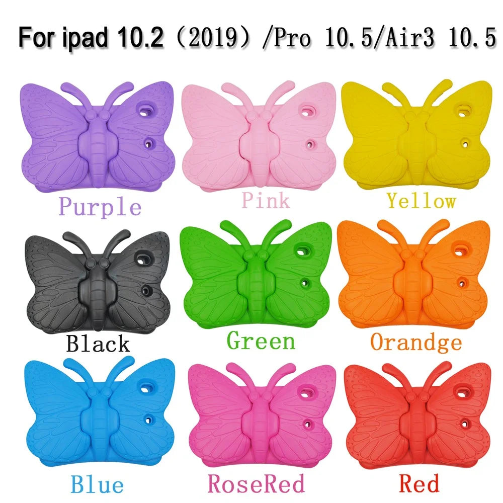 Butterfly Style Shockproof Kickstand EVA Table Case for iPad 10.2 (2021)/(2020)/(2019)/Pro 10.5-inch (2017)/Air 10.5 inch (2019) - Black - 7