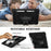 PC + TPU Hybrid Case with 360 Degree Swivel Kickstand Hand Strap and Shoulder Strap for iPad 10.2 (2021)/(2020)/(2019) - Black - 6