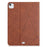 For iPad Pro 11-inch (2022) / (2021) / (2020) / (2018) Geometric Pattern Wake / Sleep Leather Stand Case - Brown - 3
