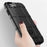 Rugged Square Skin TPU Anti-shock Cover for iPhone SE (2020)/SE (2022)/8/7 4.7 inch - Black - 3