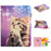 Pattern Printing PU Leather Card Holder Stand Tablet Cover for iPad 10.2 (2021)/(2020)/(2019) / iPad Air 10.5-inch (2019) - Cat - 1
