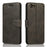 PU Leather + TPU Wallet Stand Phone Cover for iPhone SE (2020)/SE (2022)/8/7 - Black - 2
