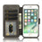 PU Leather + TPU Wallet Stand Phone Cover for iPhone SE (2020)/SE (2022)/8/7 - Black - 5