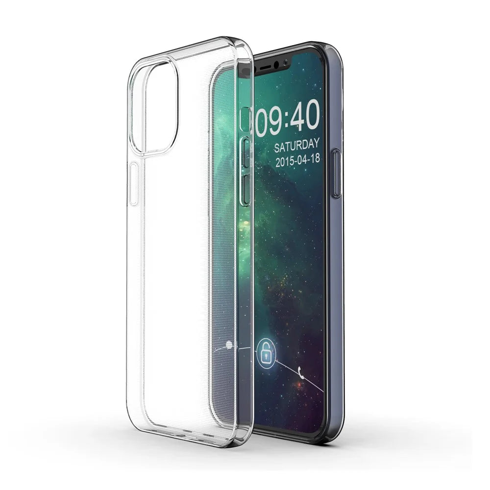 Ultra Thin Clear TPU Phone Cover for Apple iPhone 12 Pro Max 6.7 inch - 1