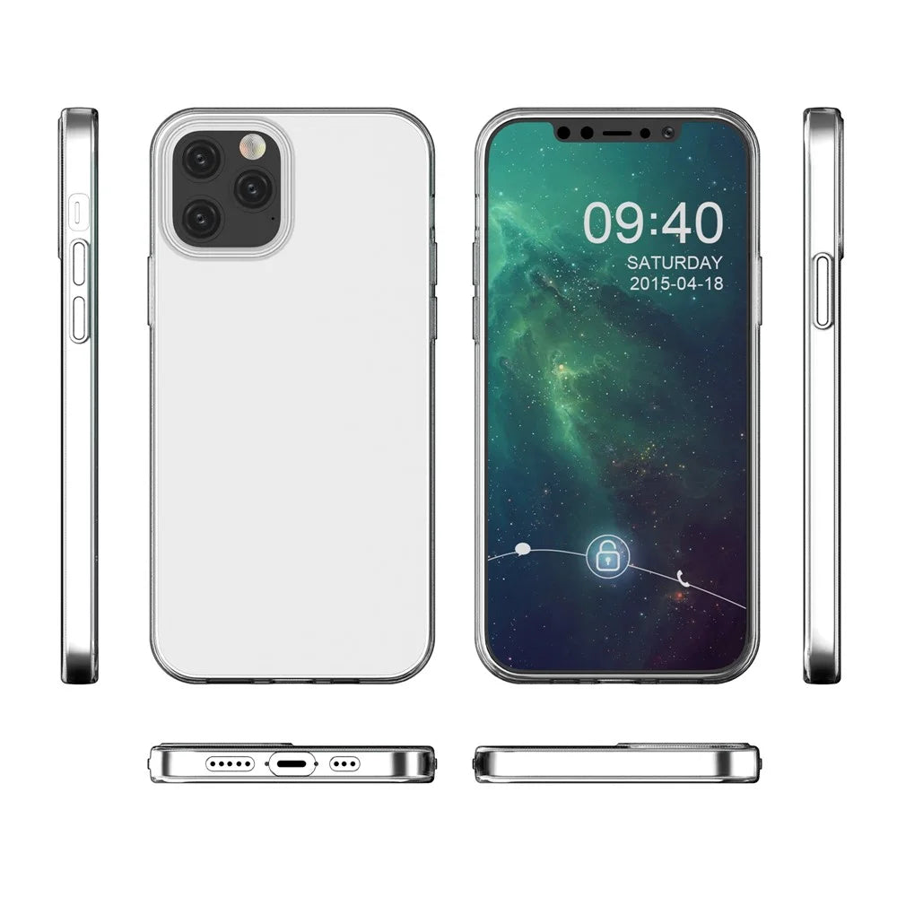 HD Clear Soft Phone Case Cover for Apple iPhone 12 - 7