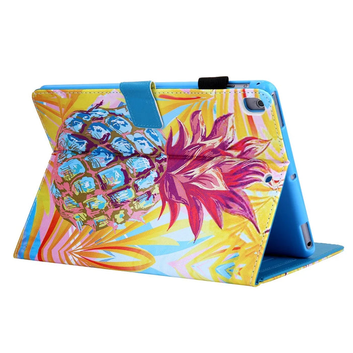 Pattern Printing Stand Card Holder Leather Case for iPad 9.7-inch (2018)/(2017)/Air 2/Air (2013) - Pineaoole - 4