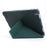 Deformable Stand Leather Smart Tablet Protective Case for iPad Pro 12.9 (2022) / (2021) / (2020) / (2018) - Dark Green - 3