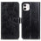 For iPhone 12 / 12 Pro 6.1 inch Crazy Horse Texture Vintage Leather Wallet Case Magnetic Shockproof Protective Cover with Stand Function - Black - 1