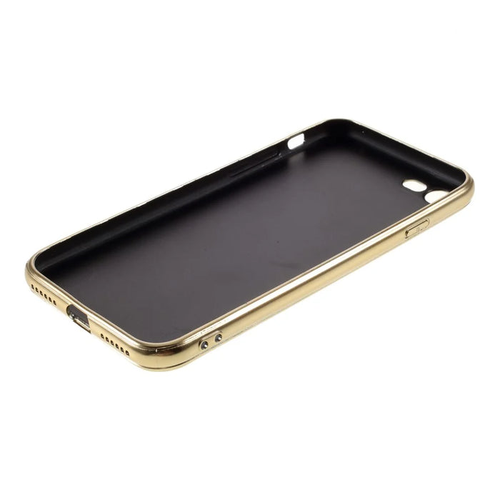 Glittering Sequins Electroplating TPU PC Cover for iPhone SE (2020)/SE (2022)/8/7 - Gold - 5