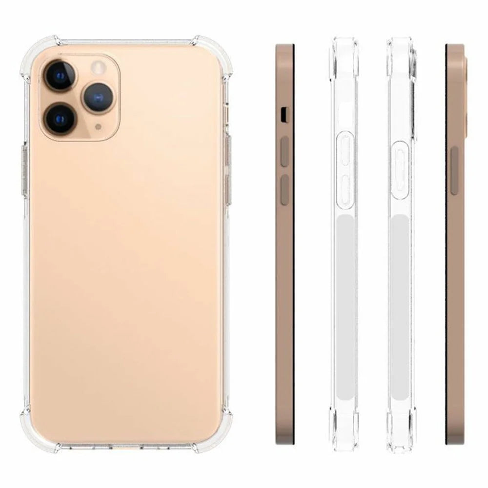 Shockproof Anti-slip Transparent TPU Phone Case for Apple iPhone 12 mini - 4