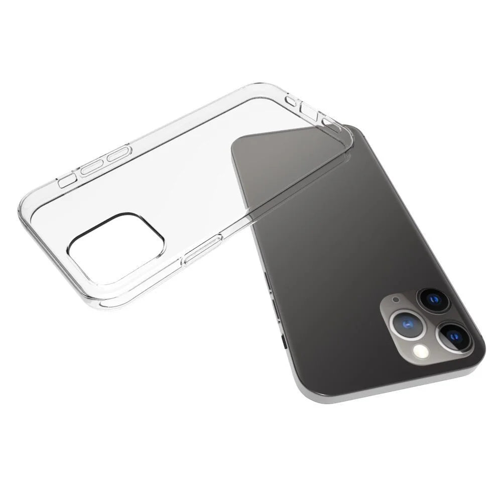 Anti-fingerprint Clear TPU Mobile Phone Shell for iPhone 12 Pro Max 6.7 inch - 4