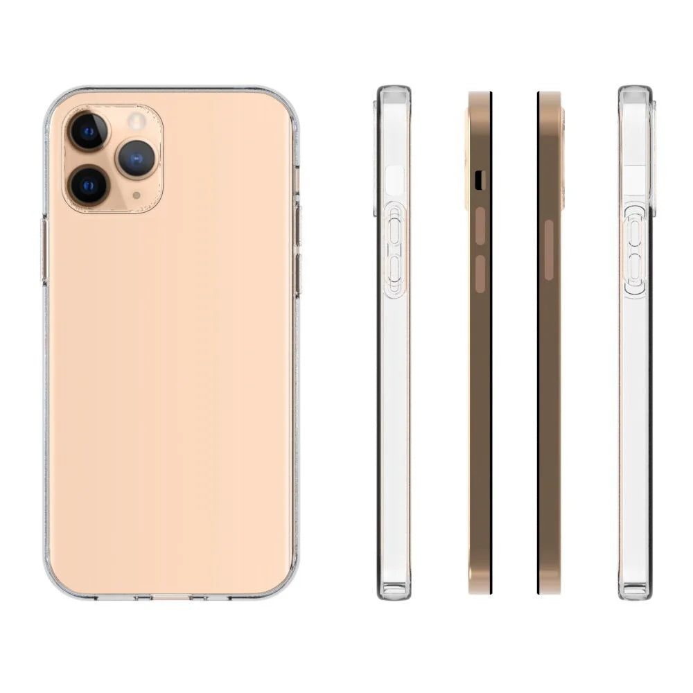 Anti-fingerprint Clear TPU Mobile Phone Shell for iPhone 12 Pro Max 6.7 inch - 6