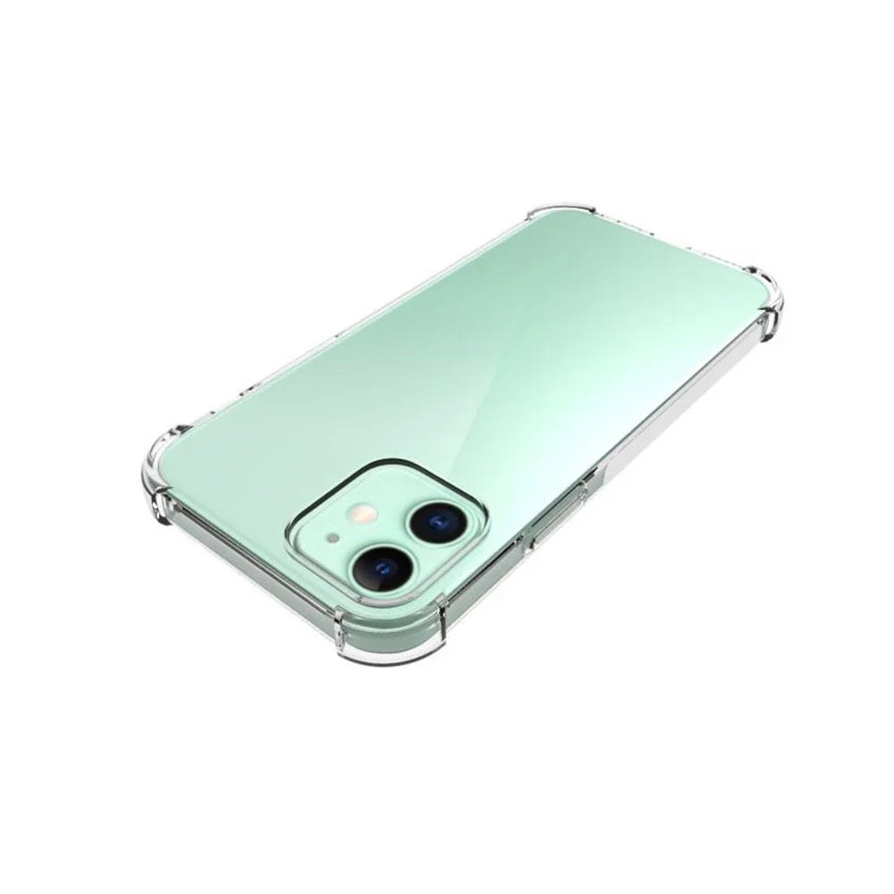 Soft TPU Crystal Transparent Slim Case for iPhone 12/12 Pro 6.1 inch, Shockproof Corners Anti-Slip Protective Phone Cover - 2