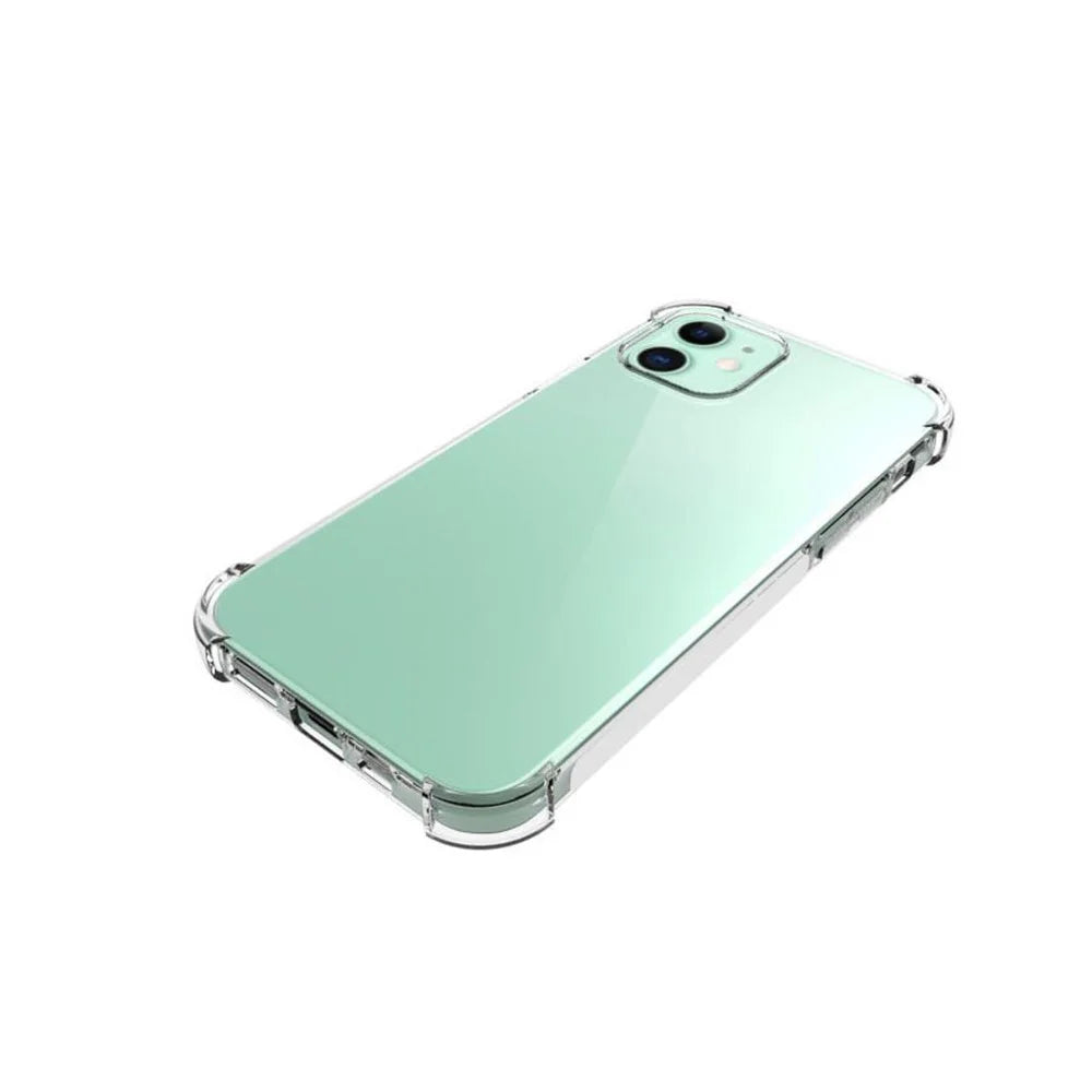 Soft TPU Crystal Transparent Slim Case for iPhone 12/12 Pro 6.1 inch, Shockproof Corners Anti-Slip Protective Phone Cover - 5