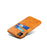 PU Leather Coated PC Shell with Double Card Slots for iPhone 12 Pro Max 6.7 inch - Orange - 4