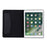For iPad 9.7-inch (2018)/(2017) /iPad Air (2013)/Air 2 Tablet Case Cloth Texture Leather Protective Cover with Card Slots Stand - Black - 2