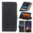 Litchi Skin Magnetic Leather Shell for iPhone 12 Pro/12 - Black - 1
