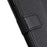 Litchi Skin Magnetic Leather Shell for iPhone 12 Pro/12 - Black - 4