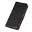 Nappa Texture Split Leather Wallet Phone Casing for iPhone 12 Pro/12 - Black - 6