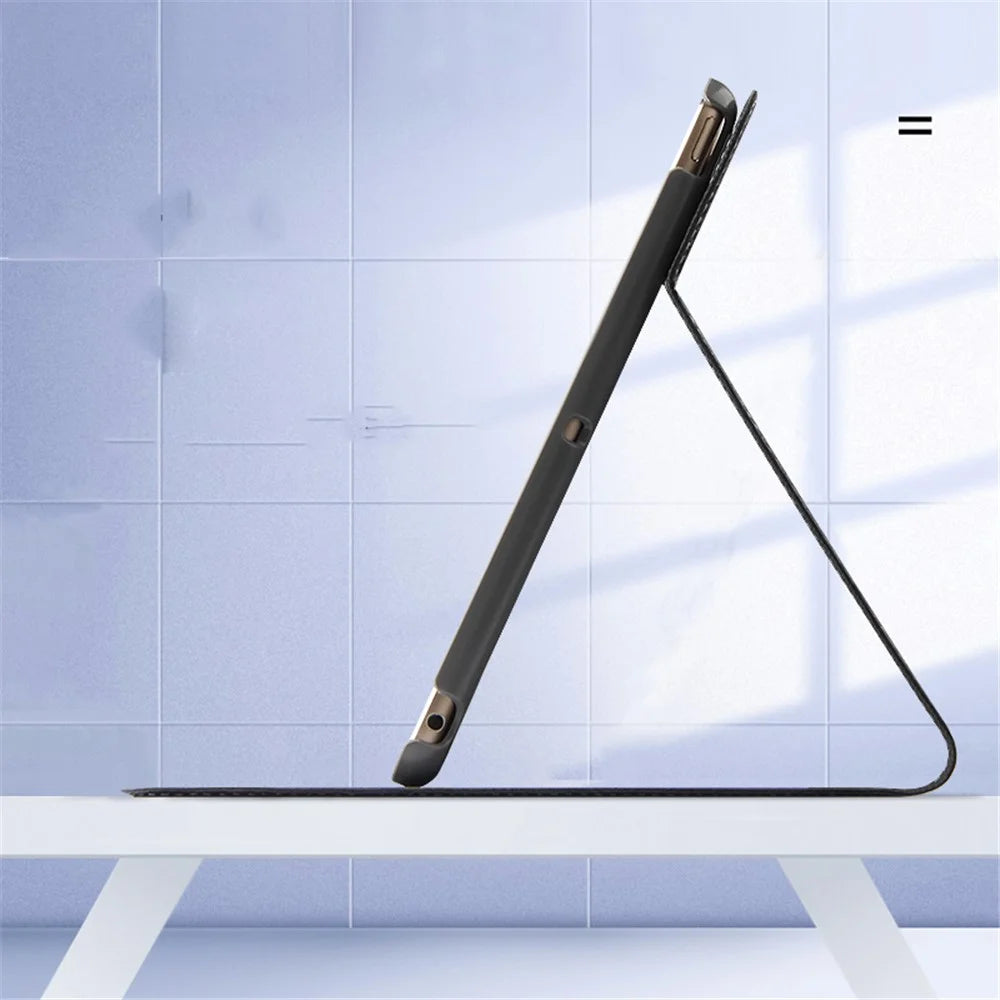 Top Layer Cowhide Leather Stand Case for iPad 9.7-inch (2018) - 5