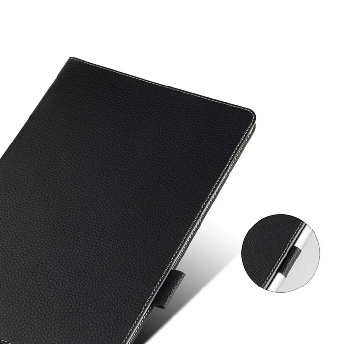Top Layer Cowhide Leather Stand Shell Case for iPad 10.2 (2021)/(2020)/(2019) - 2