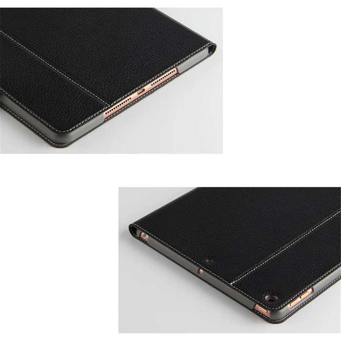 Top Layer Cowhide Leather Stand Shell Case for iPad 10.2 (2021)/(2020)/(2019) - 6