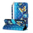 Light Spot Decor Pattern Printing Wallet Stand Leather Phone Shell for iPhone XR 6.1 inch - Butterfly - 1