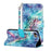 Light Spot Decor Pattern Printing Wallet Stand Flip Leather Case for iPhone 7/8/SE (2020)/SE (2022) - Never Stop Dreaming - 1