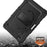 Tablet Case for iPad Pro 12.9 (2022) / (2021) / (2020) / (2018) Swivel Kickstand Hand Strap PC + Silicone Cover with Shoulder Strap - Black - 2