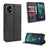 Auto-absorbed Retro PU Leather Cover for iPhone 12 Pro Max 6.7 inch - Black - 1