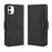 Leather Phone Unique Case with Multiple Card Slots for iPhone 12 Pro Max 6.7 inch - Black - 2