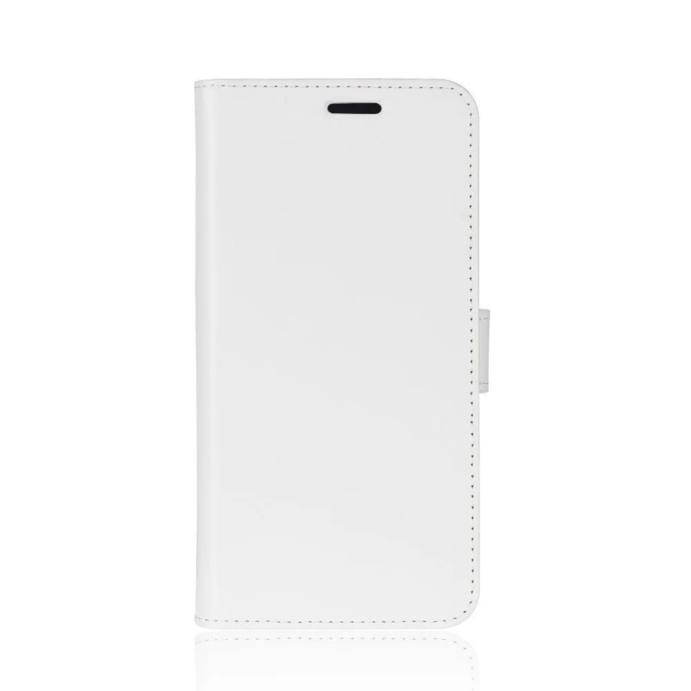 Crazy Horse Wallet Leather Stand Cell Phone Case for iPhone 12 - White - 2