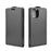Vertical Flip Crazy Horse Leather Cell Phone Case for iPhone 12 mini - Black - 2