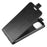 Vertical Flip Crazy Horse Leather Cell Phone Case for iPhone 12 mini - Black - 4