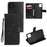Imprint Butterfly Flower Wallet Leather Protective Case for iPhone 12 mini - Black - 1