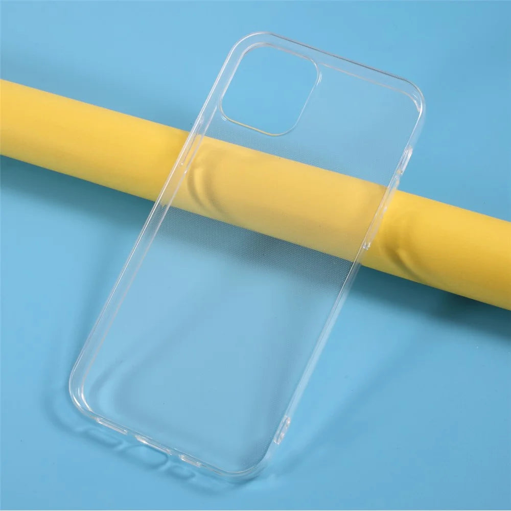 Clear TPU Case for Apple iPhone 12 Transparent Cell Phone Back Case - 2